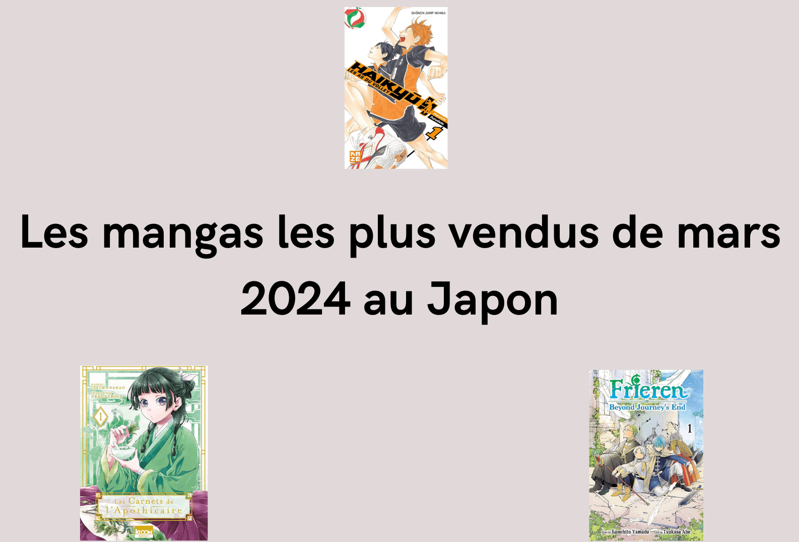 Top 20 manga mars 2024