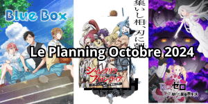 Sortie animé octobre 2024