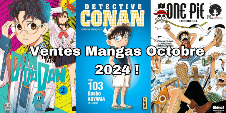 Top des Ventes Mangas en Octobre 2024 au Japon !