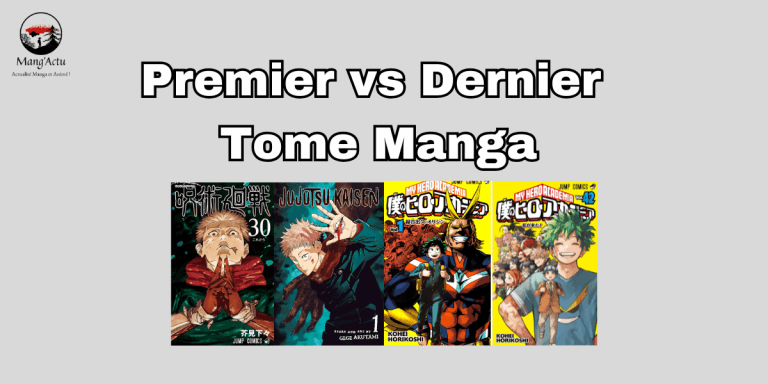 tome manga premier vs dernier