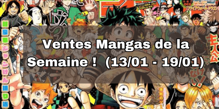 ventes mangas