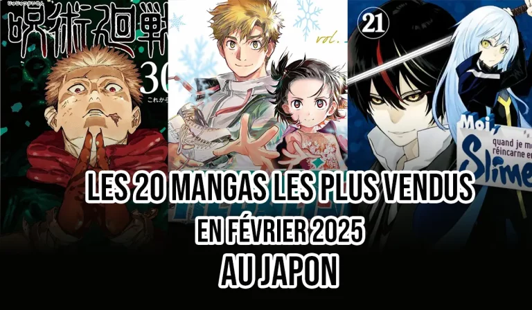 Ventes mangas en février au Japon