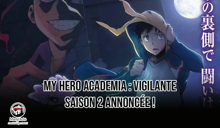 My Hero Academia Vigilante : une saison 2 annoncée pour 2026