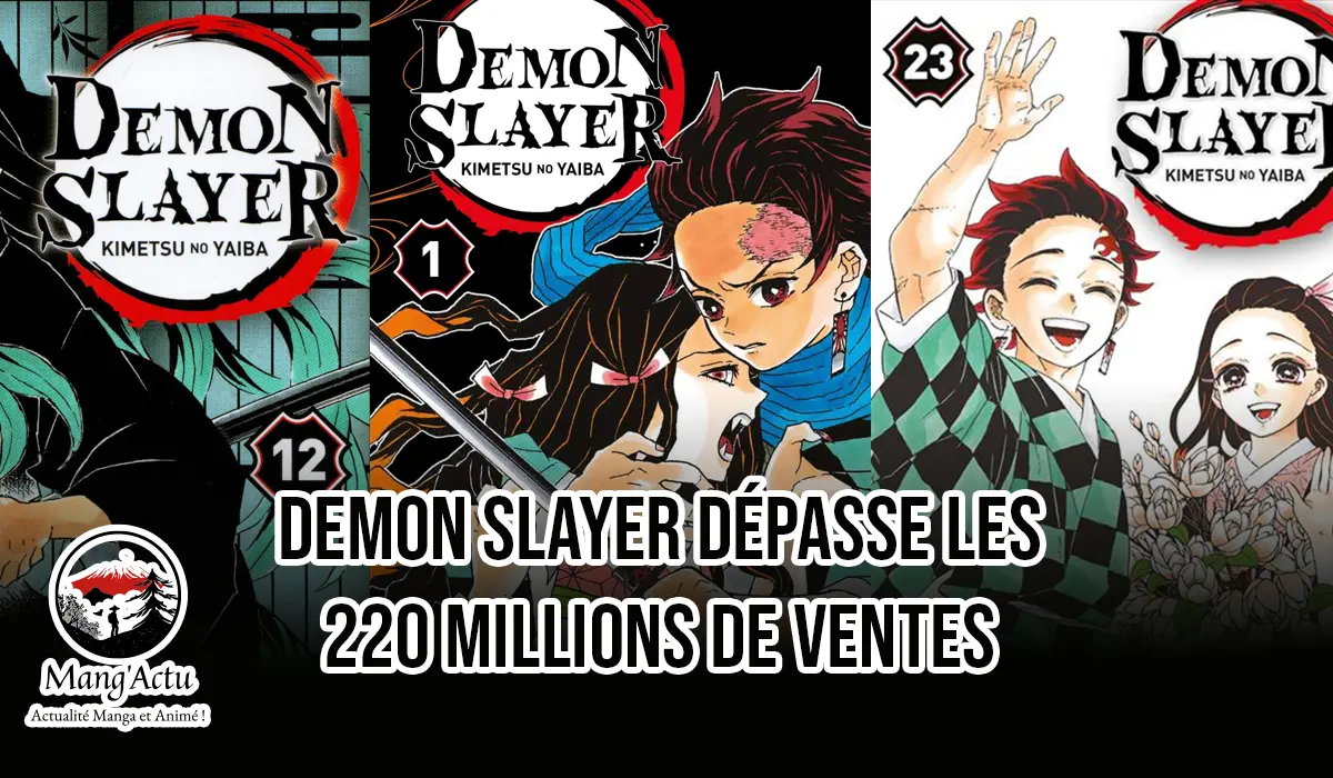 Demon Slayer devient le 7ᵉ manga le plus vendu au monde 1 demon slayer top manga