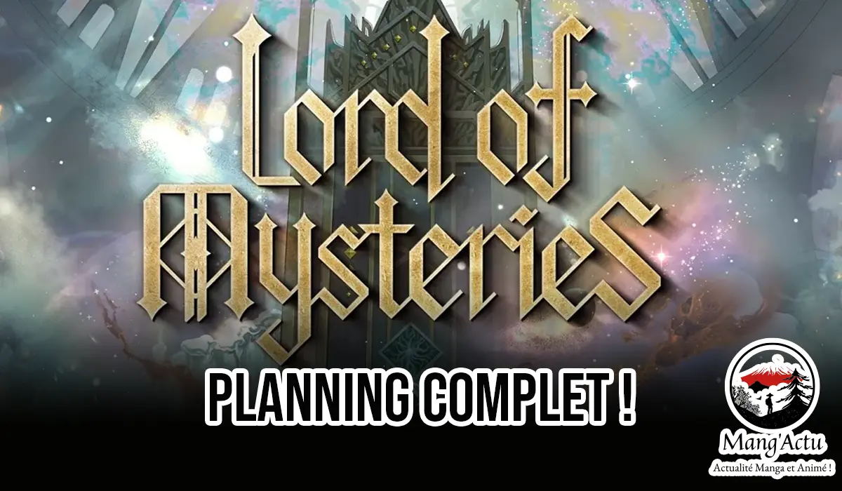 Lord of the Mysteries : le planning complet de l’anime révélé 1 Lord of mysteries planning
