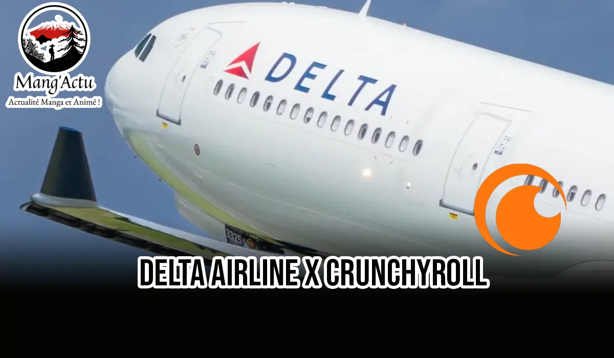 Crunchyroll s’associe à Delta Air Lines pour diffuser des animes pendant les vols 1 delta x crunchyroll