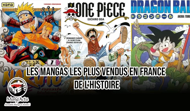 Classement : Les mangas les plus vendus en France de l’histoire