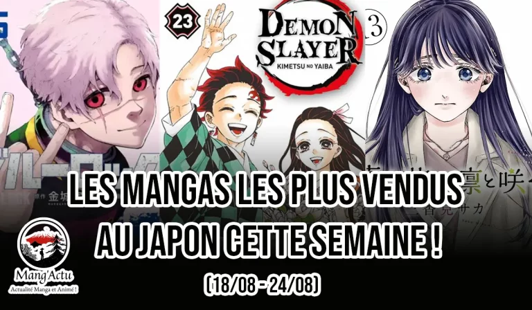 Top 10 séries mangas au Japon du 18/08 au 24/08 ! 32 Top 10 séries mangas au Japon du 18/08 au 24/08 !
