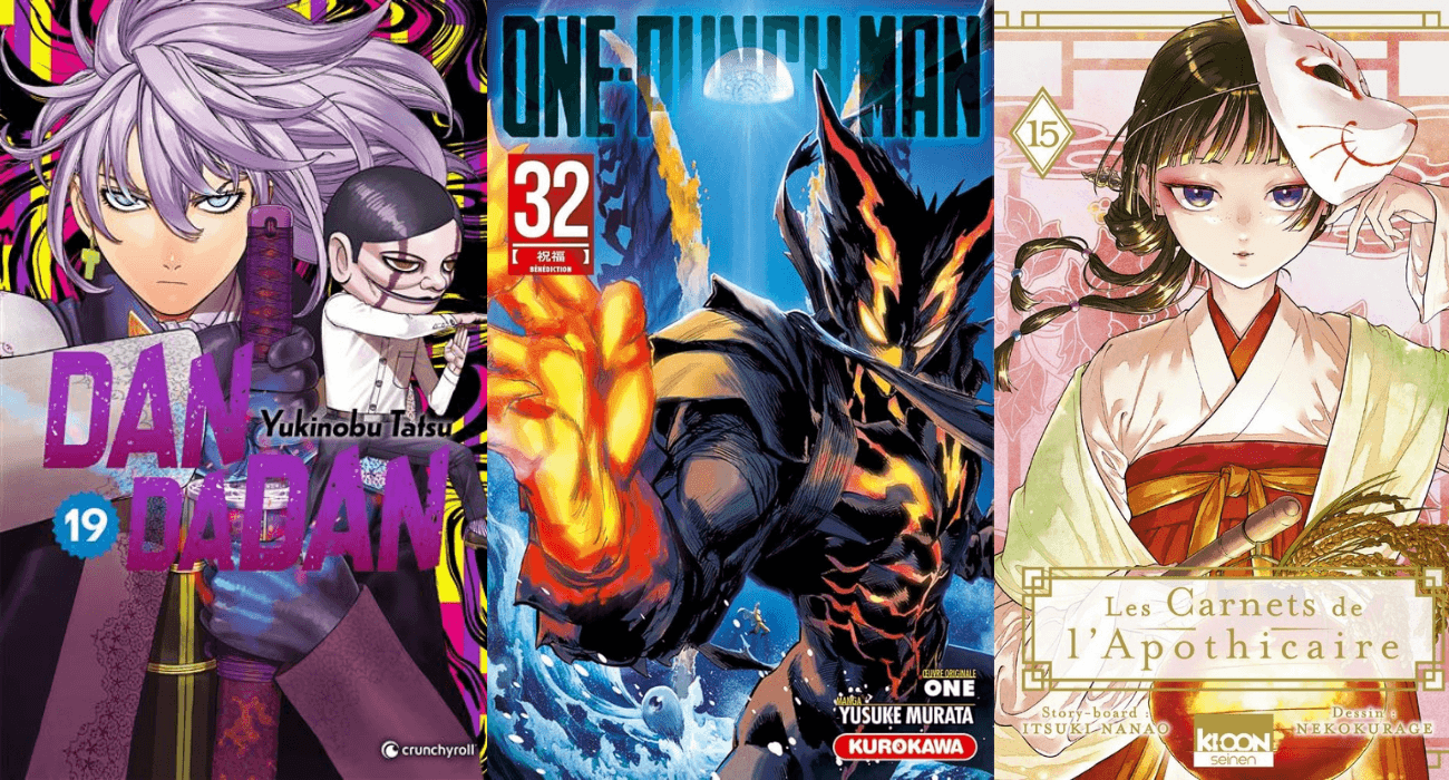 Les 5 mangas les plus vendus en France du 15/09 au 22/09 ! 1 Top 5 Mangas FrANCE