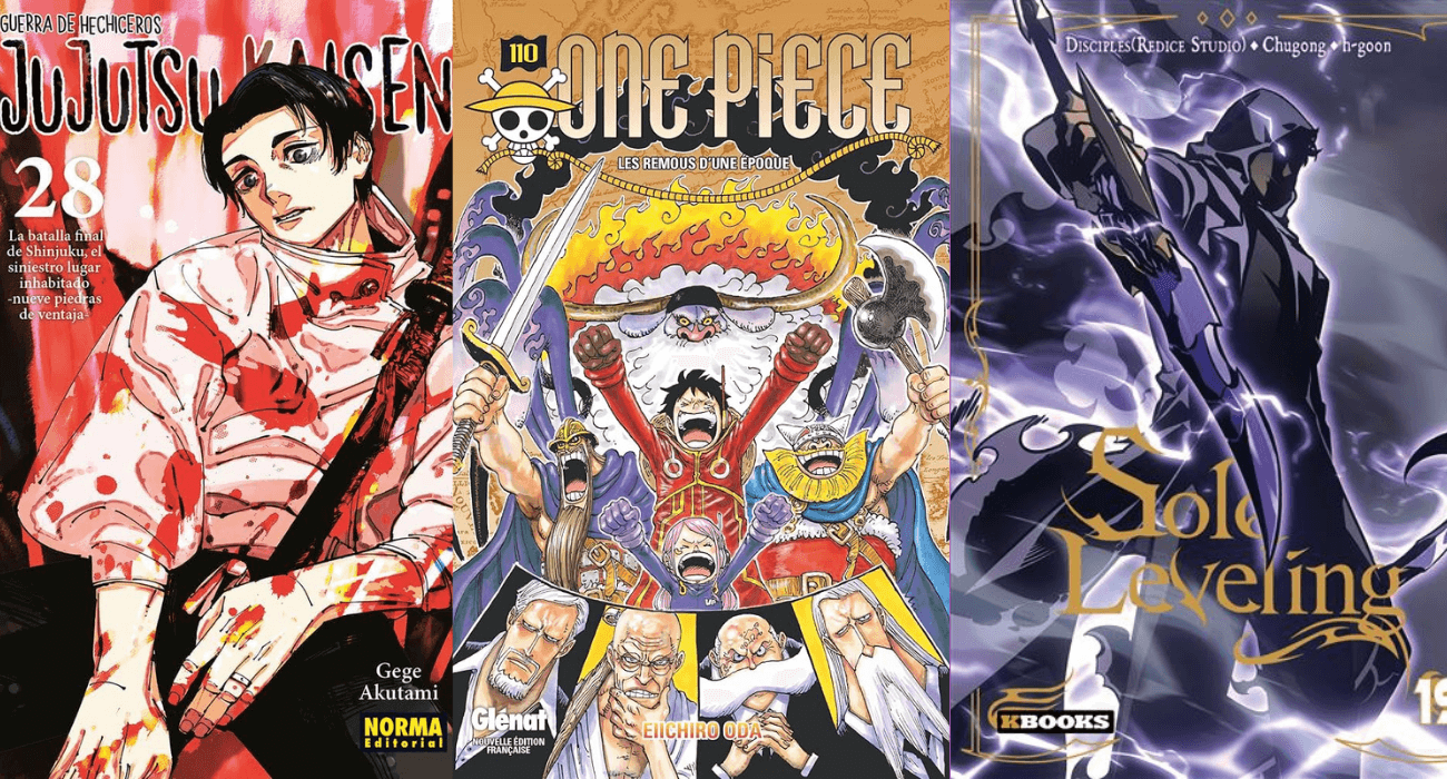 Les 5 mangas les plus vendus en France du 29/09 au 05/10 ! 1 top 5 en france