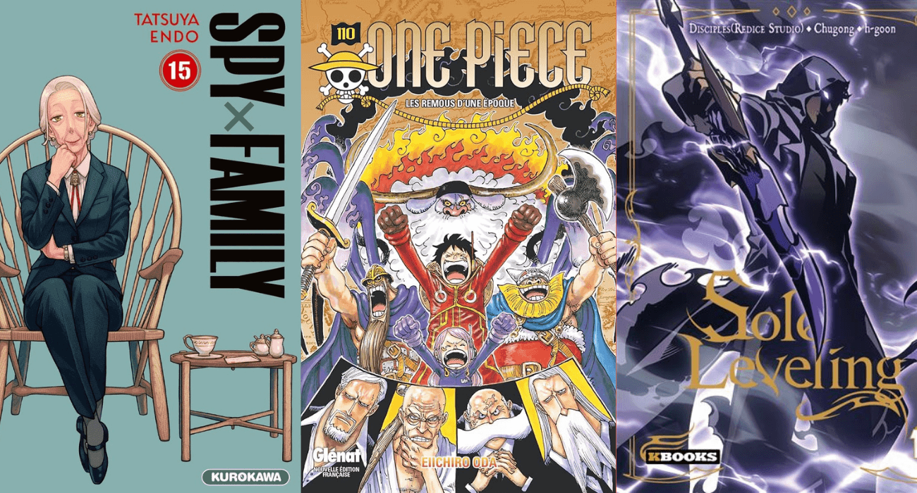 Les 5 mangas les plus vendus en France du 13/10 au 19/10 ! 1 top 5 ventes france