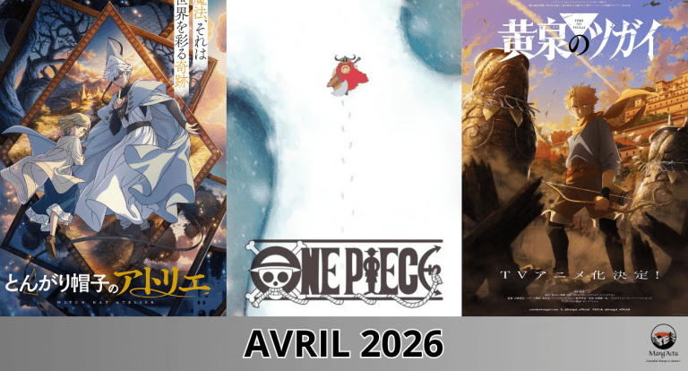 Les animés prévus en avril 2026 !