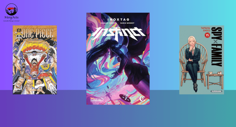 Les 5 mangas les plus vendus en France du 24/11 au 30/11 !