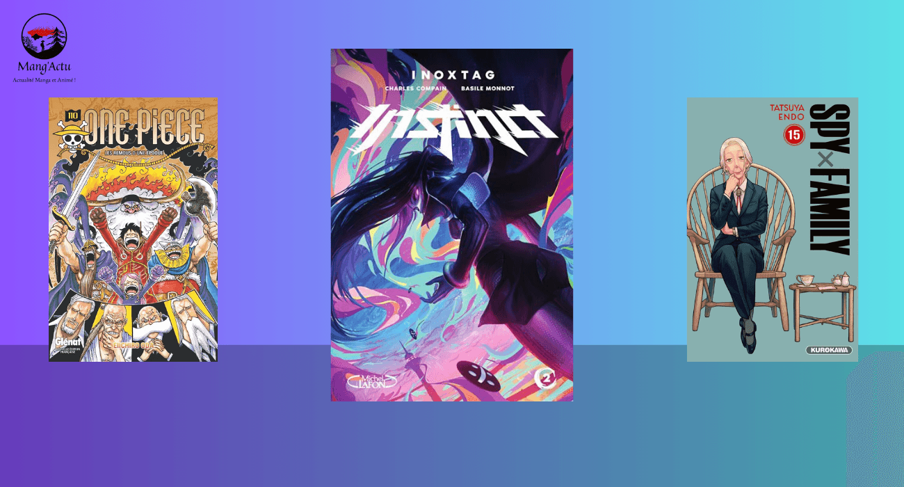 Les 5 mangas les plus vendus en France du 24/11 au 30/11 ! 1 vente fr