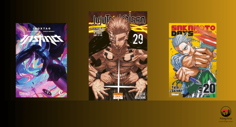 Les 5 mangas les plus vendus en France du 12/01 au 18/01 !