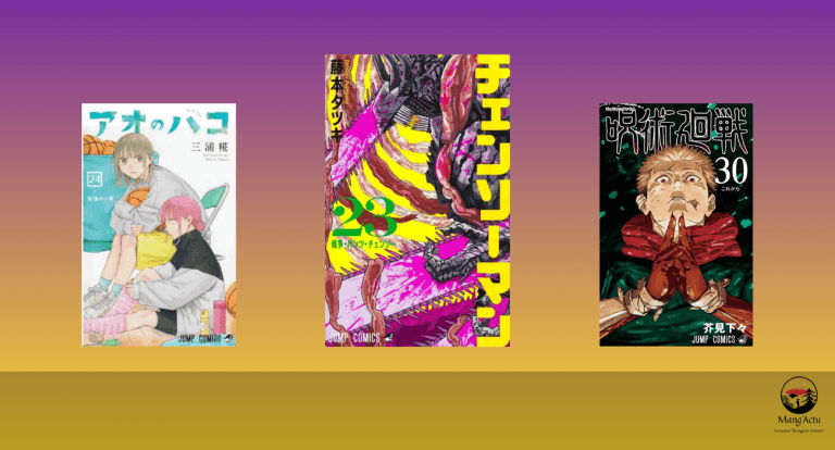 Top 10 séries mangas au Japon du 02/02 au 08/02 !