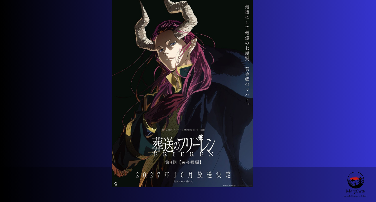 Frieren : la saison 3 confirmée pour octobre 2027