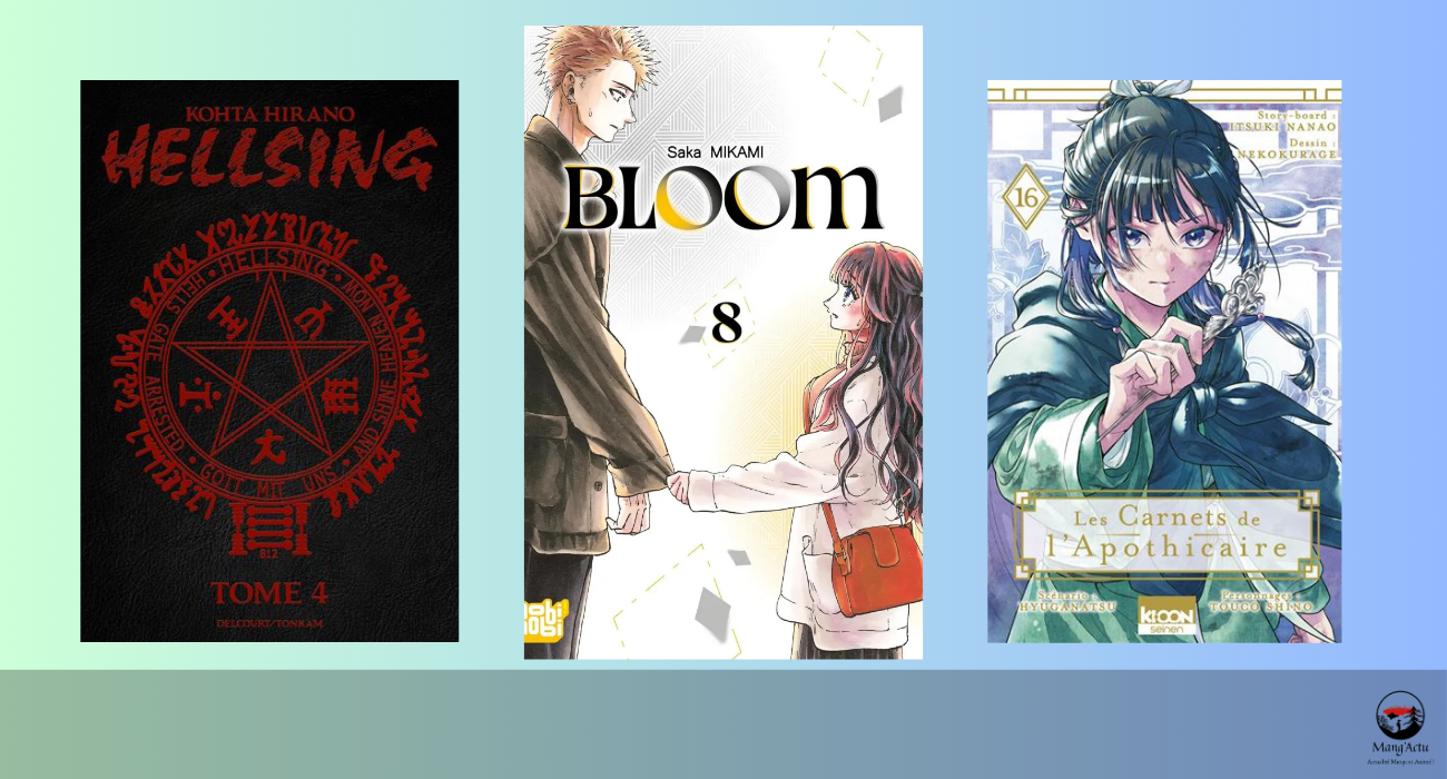 Les 5 mangas les plus vendus en France du 16/03 au 22/03 !