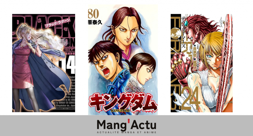 Top 10 séries mangas au Japon du 17/08 au 23/08 !